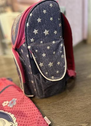 Рюкзак шкільний ортопедичний каркасний мішок для взуття kite yes4 фото