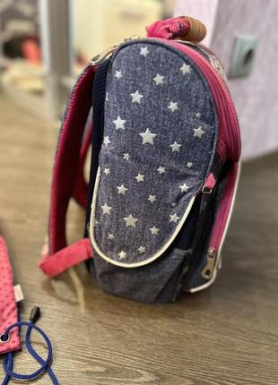 Рюкзак шкільний ортопедичний каркасний мішок для взуття kite yes8 фото