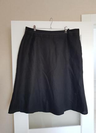 Качественная юбка чистый лен sf collection1 фото