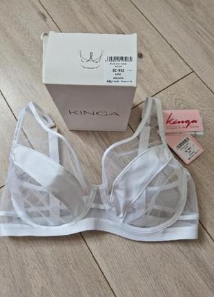 Kinga lou sc-932 белый мягкий бюстгальтер9 фото