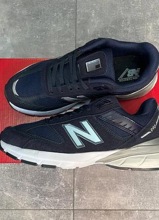 Кроссовки new balance 990 v5 navy