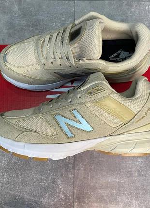 Кроссовки new balance 990 v5 beige