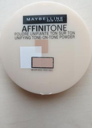 Maybelline affinitone powder компактна пудра2 фото