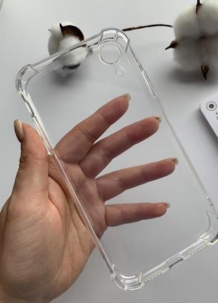 Прозрачный силиконовый противоударный чехол для iphone xr3 фото