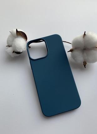 Матовый силиконовый чехол для iphone 13 pro max