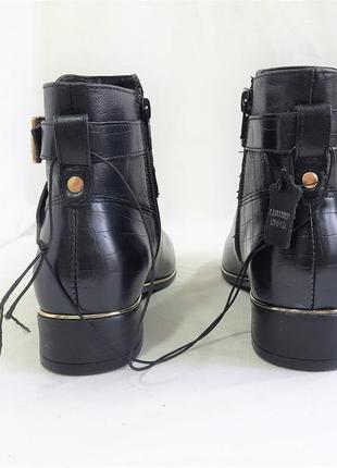 Кожаные ботинки от "new look", р 36-377 фото