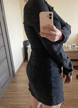 Джинсова сукня zara denim2 фото