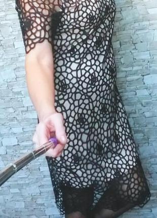 Платье ажурное