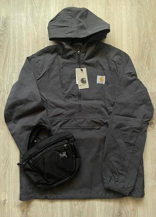 Анорак carharrt + месенджер arc'teryx