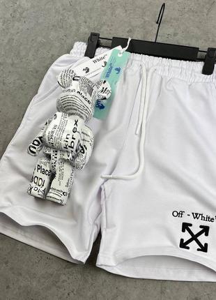 Шорти в стилі off white