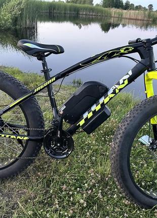 Електровелосипед 26-4.0 fat bike jaguar 750w 10ah 48v