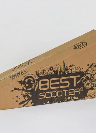 Дитячий самокат а 25601 /779-1335 maxi "best scooter", 4 pu колеса, світло5 фото