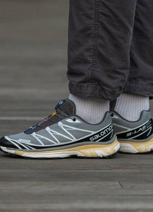 Кросівки salomon xt-6 dover silver black