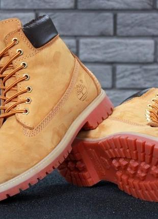 Стильні чоловічі черевики зимові💠timberland💠з хутром, чоловічі зимові з хутром