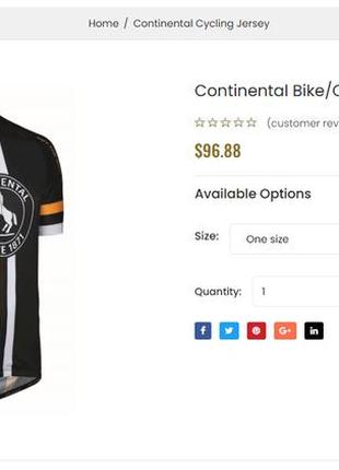 Швейцарская футболка вело джерси continental l