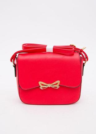 Клатч із шкірзаму червоного кольору 167rf-78