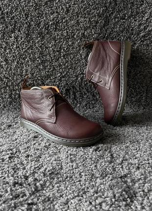 Кожаные осенние ботинки сапоги туфли dr martens, размер 38, 24 см1 фото