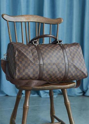 Сумка louis vuitton коричневі клітини 3