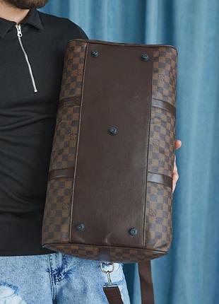 Сумка louis vuitton коричневі клітини 4