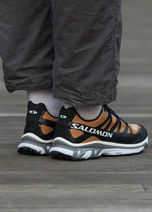 Кросівки salomon xt-4 advanced black brown4 фото