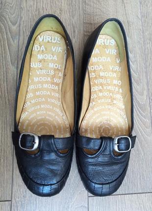 Кожаные туфли virus moda3 фото