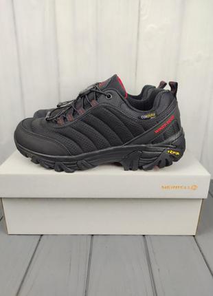 Кроссовки merrell vibram thermo black red4 фото