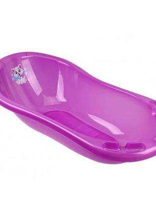 Ванночка технок  арт. 8430 фіолетова габаритний розмір 90*50*30см