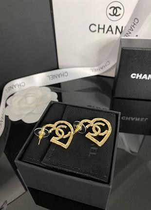 Брендовые серьги позолота, люкс качество