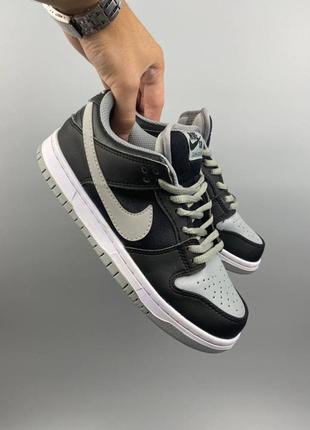 Жіночі кросівки nike sb dunk low black grey