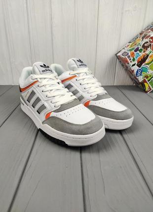 Кроссовки adidas drop step low white gray 8