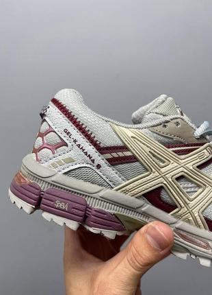 Мужские кроссовки asics gel-kahana 8 grey burgundy7 фото