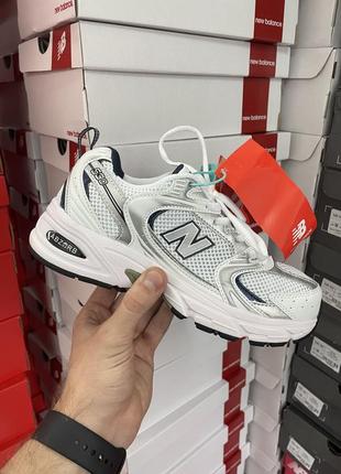 Кросівки new balance 530 white blue silver / женские кроссовки нью беленс демисезонные
