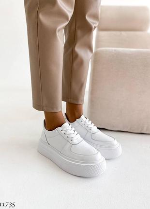 Кеды женские натуральная кожа