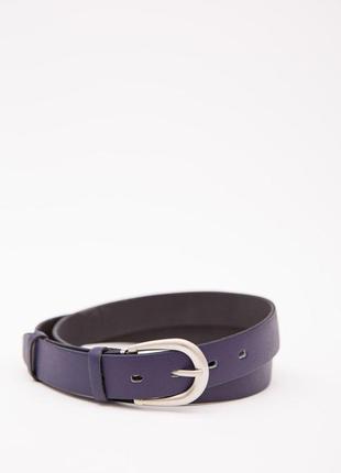 Синій жіночий ремінь з еко-шкіри 196rl30s0w4