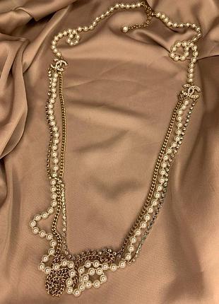 Брендовий підвіска покриття позолота перли3 фото