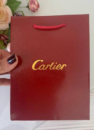 Подарочный пакет в стиле cartier