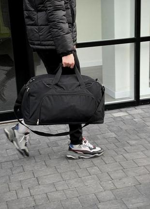 Дорожня сумка чорна без лого