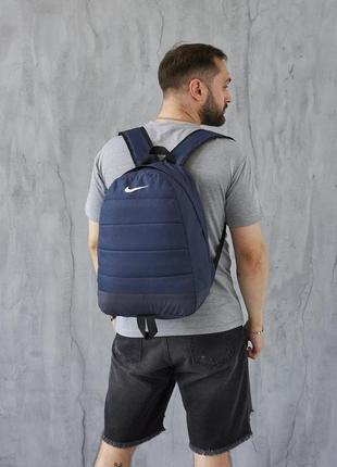 Рюкзак матрас синій