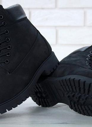 Зимові жіночі черевики🌺timberland black🌺тімберленд з натуральним хутром, жіночі