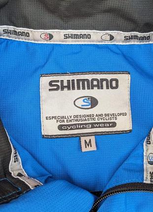 Фирменная куртка веловетровка shimano cycling wear размер м,l3 фото