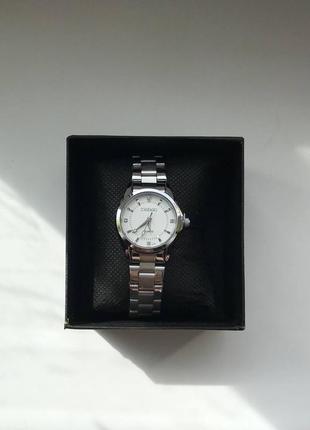 Кварцовий годинник часы chenxi з білим циферблатом3 фото