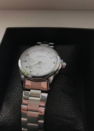 Кварцовий годинник часы chenxi з білим циферблатом2 фото