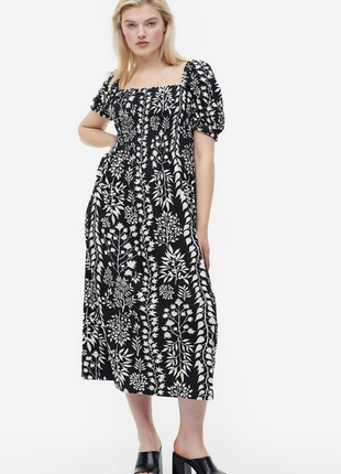 Sale трикотажное монохромное платье h&m р. m/l/xl2 фото