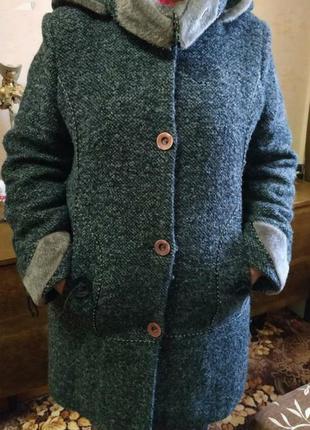 Зимние теплое пальто большого размера2 фото