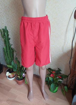 Красные шорты бриджи для подростков2 фото
