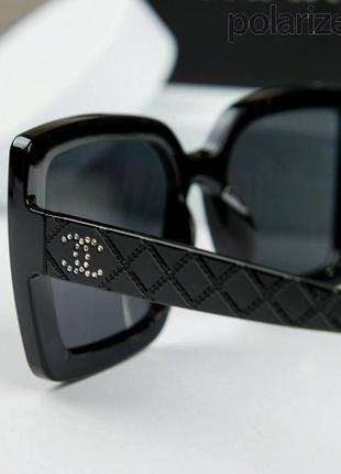 Брендовые солнцезащитные очки пластиковые, квадрат3 фото