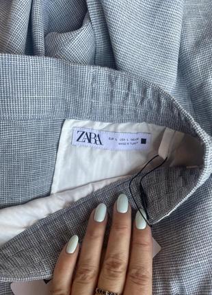 Мужские брюки брюки брюки чинос zara с льном и хлопком7 фото