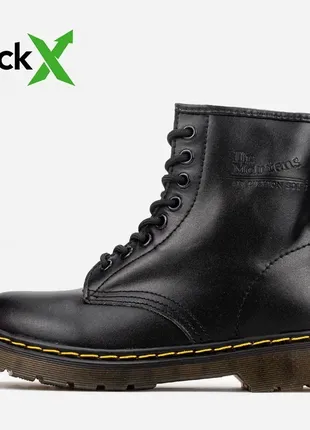 Сапоги кожаные dr. martens classic black, скидка🍁