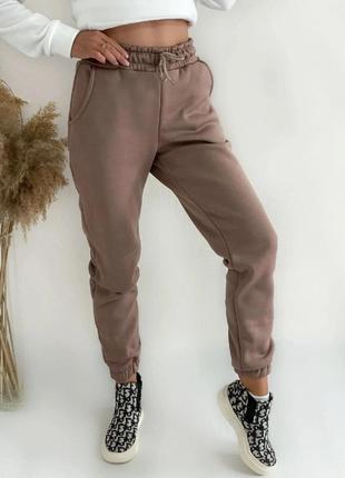 400 грн💣теплые женские брюки джоггеры на флисе спортивные штаны9 фото