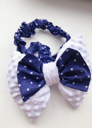 Бант на конверт на выписку с роддома